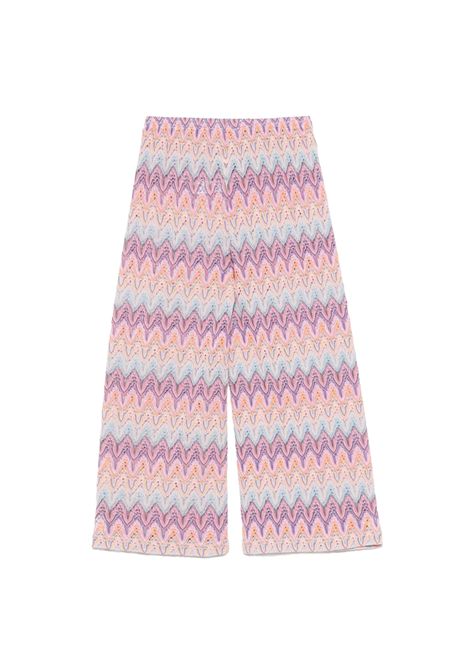Pantalone Mc2 Saint Barth Amalia bambina AMALIARJR00185H Fantasia rosa rachel twist pastel MC2 SAINT BARTH | Pantaloni | AMALIARJR00185H01